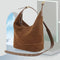 Bolsa Bucket de Ante Retro - Bolso Cómodo y Versátil para Hombro o Bandolera
