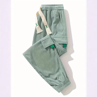 Pantalones de Trabajo Corduroy Talla Grande con Ajuste en Tobillo - Image 3