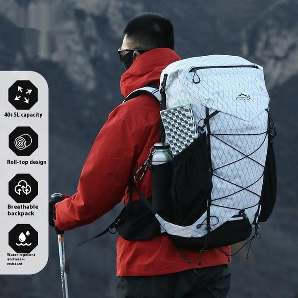 Mochila de Montaña Impermeable Gran Capacidad para Camping y Aventura