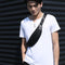 Bolsa Pecho Cuero Oveja para Hombre - Deportiva y Casual