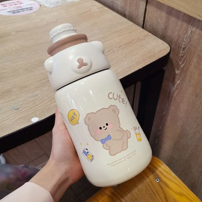 Termo Infantil con Popote Diseño Osito - Gran Capacidad y Aislamiento Térmico - Image 16