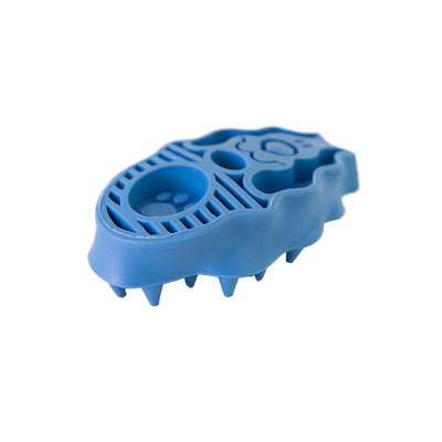 Cepillo de Baño para Perros - Masajeador 2 en 1 Azul - Image 5