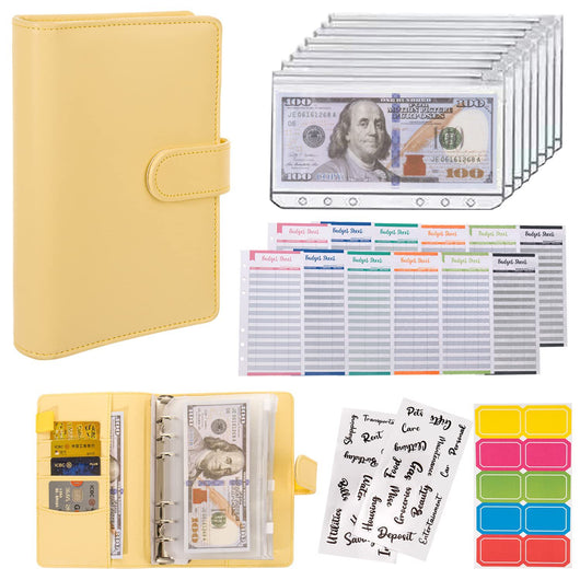 Cuaderno de Piel Macaron con Cartera Integrada y Compartimento para Billetes - Image 11