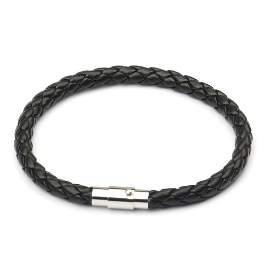 Pulsera de Cuero Trenzado con Magnético para Hombre - Image 10