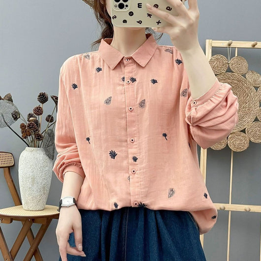 Blusa Larga de Algodón 100% Transpirable y Suave para Mujer - Image 10