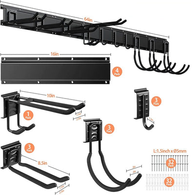 Gancho de Pared Ajustable Heavy-Duty para Garaje - Image 10