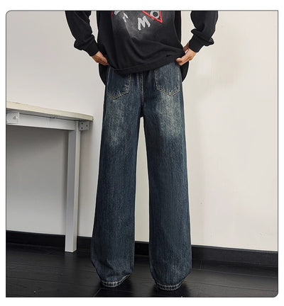 Jeans Rectos Holgados para Hombre - Estilo Moderno y Versátil - Image 7