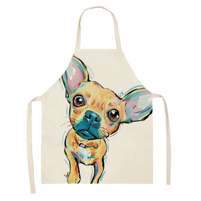 Delantal Dacron Estampado Serie Animales Perro - Image 19