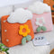 Almohada Lateral Floral para Estudiante de Dormitorio