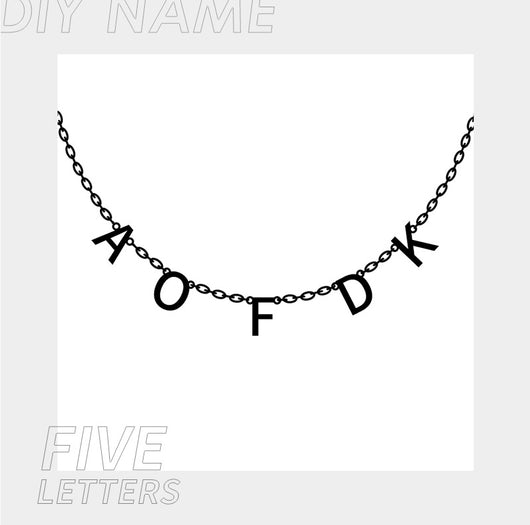 Collar Personalizado con Nombre en Letras del Alfabeto DIY - Image 9