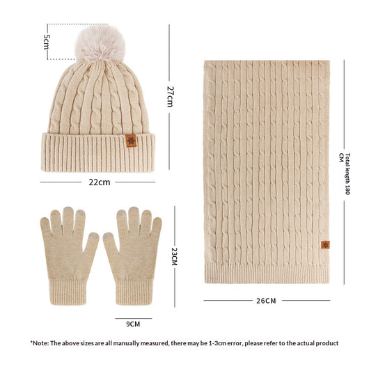 Set de Protección Invernal para Equitación: Gorro, Bufanda y Guantes Tejidos - Image 17