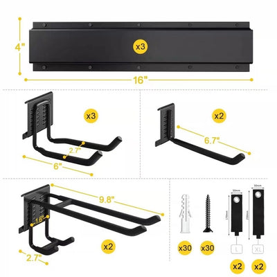 Gancho de Pared Ajustable Heavy-Duty para Garaje - Image 8