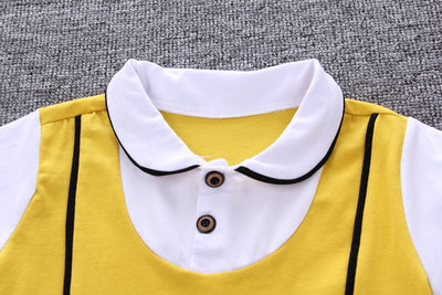 Traje Corto de Verano para Niño Estilo Coreano - Image 18