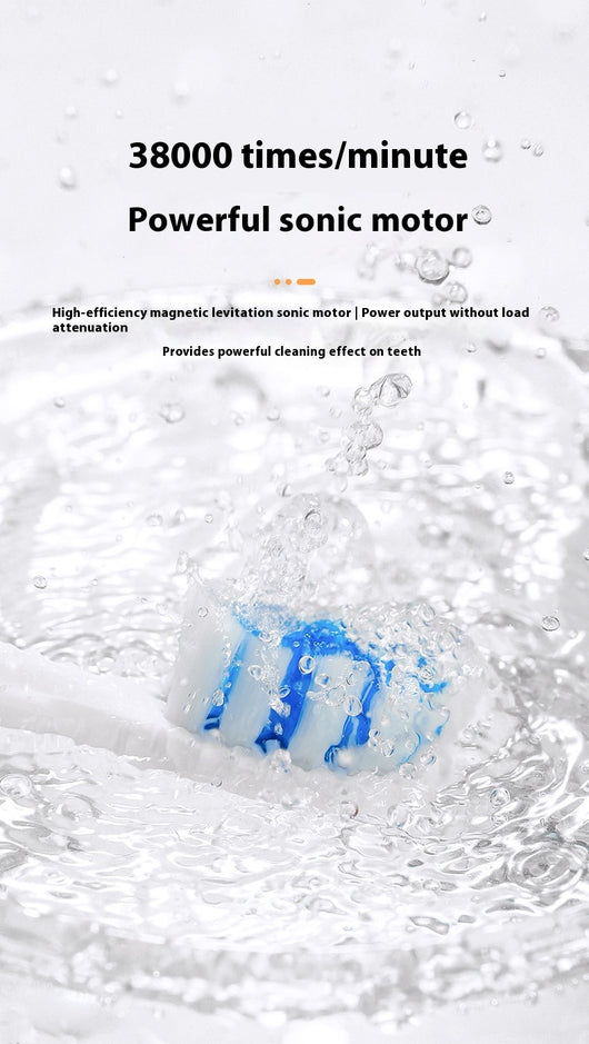 Cepillo de Dientes Eléctrico con Suspensión Magnética y Carga Inteligente - Image 9
