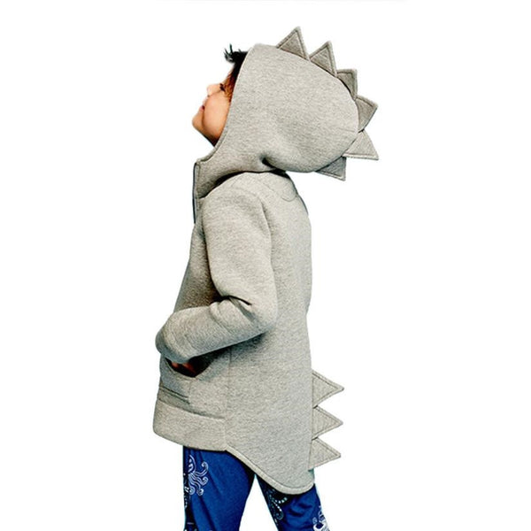 Chaqueta Infantil con Capucha Dinosaurio para Niño