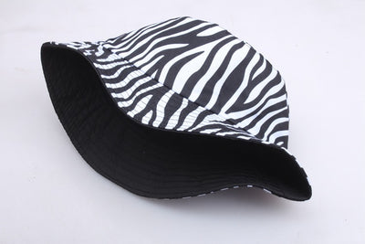 Gorra Pescador Cebra Estilo Coreano Trendy para Mujer - Image 3
