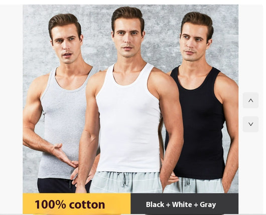 Chaleco Deportivo Elástico para Hombre en Algodón Puro Transpirable - Image 7