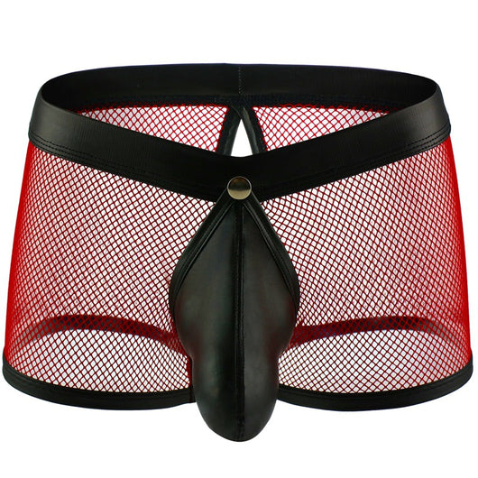 Calzoncillos Boxer Briefs para Hombre Talla Grande Malla Transpirable Cintura Baja - Image 20
