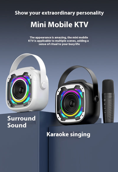 Parlante Bluetooth Portátil con Micrófono y Karaoke Integrado - Image 12