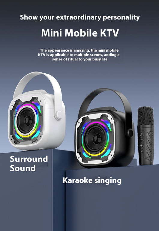 Parlante Bluetooth Portátil con Micrófono y Karaoke Integrado - Image 12