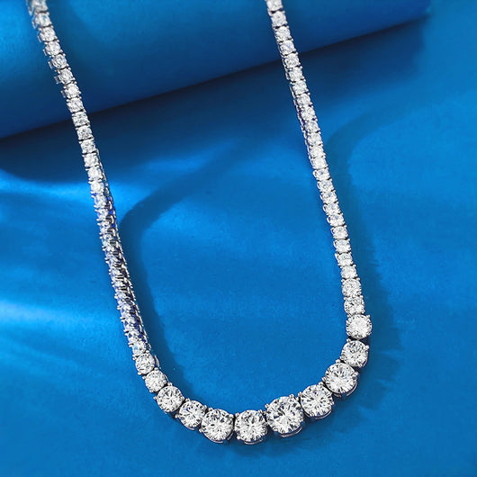 Collar de Plata S925 Gota de Agua con Diamante - Elegancia Moderna - Image 12