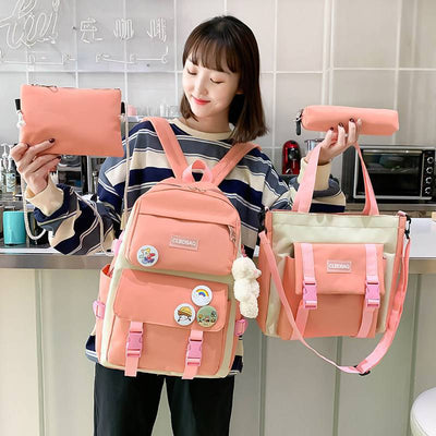 Mochila Escolar Infantil para Niñas de Primaria