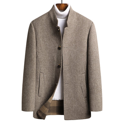 Abrigo de Lana Reversible para Hombre - Corte Medio - Image 4