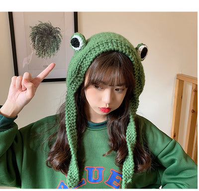 Gorro de Lana Rana Ojos Grandes - Image 16