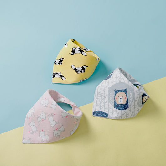 Babero Triangular Reversible Personalizado para Bebés con Doble Absorción - Image 3