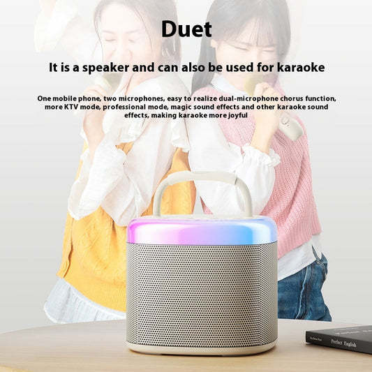Micrófono Inalámbrico Bluetooth Portátil con Audio Integrado para Karaoke