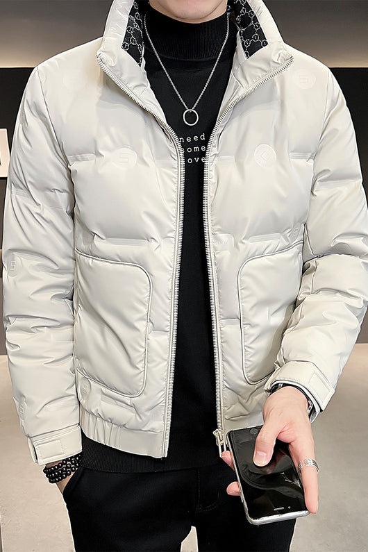 Chaqueta de Plumas de Tendencia para Hombre - Image 6