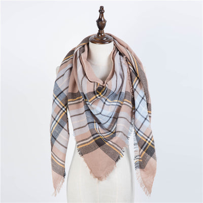 Bufanda Larga con Triángulos para Mujer - Chal Otoño Invierno - Image 48