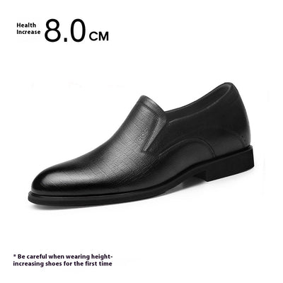 Zapatos de Cuero Ejecutivos con Plantilla Elevadora Invisible de 8cm - Image 4