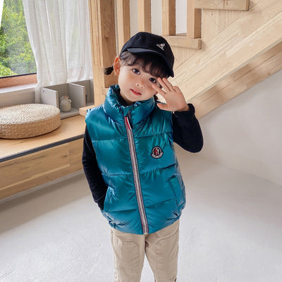 Chaleco Infantil con Cuello Alzado Acolchado Desechable - Image 3