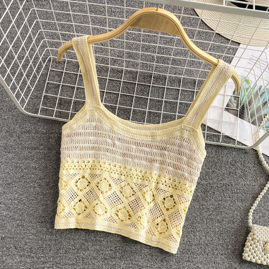 Blusa Sin Mangas con Diseño Bordado en Tejido - Image 11