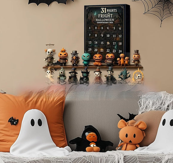 Caja de Cuenta Regresiva Halloween 31 Noches con Muñeca Sorpresa Ciega