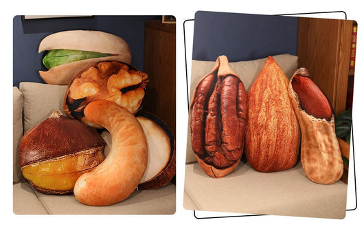 Almohada Decorativa Impresa con Diseño de Frutos Secos - Image 24