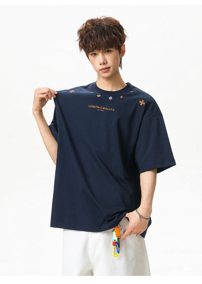 Playera de Algodón Estampada de Manga Corta para Hombre - Image 18