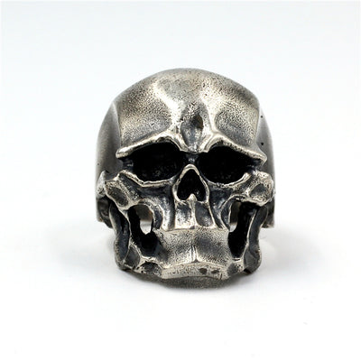 Anillo de Plata Esterlina 925 Grueso Punk Retro para Hombre - Image 7