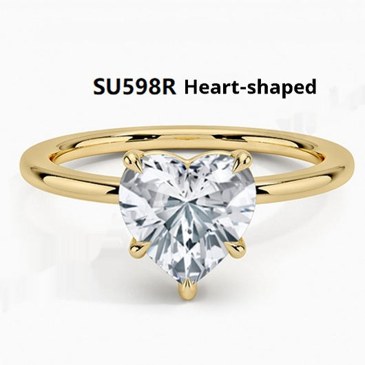 Anillo Chapado en Oro 18K con Diamante de Cultivo para Mujer - Image 13