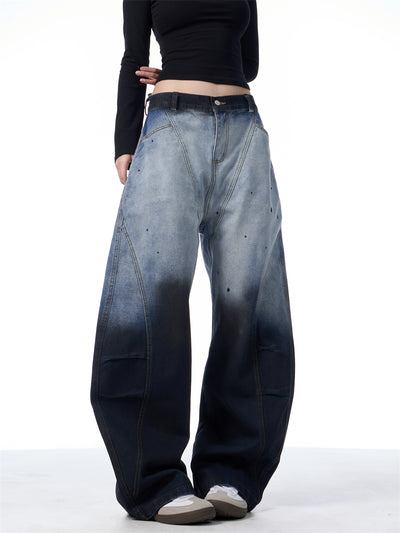 Pantalones Anchos Tie-Dye Degradado para Mujer - Image 12