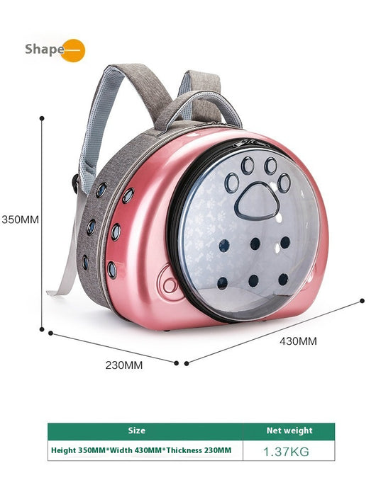 Mochila Transportadora Transparente para Mascotas con Cápsula Espacial - Image 15