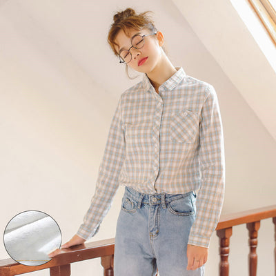 Camisa a Cuadros para Mujer en Algodón Puro - Ajuste Slim - Image 12