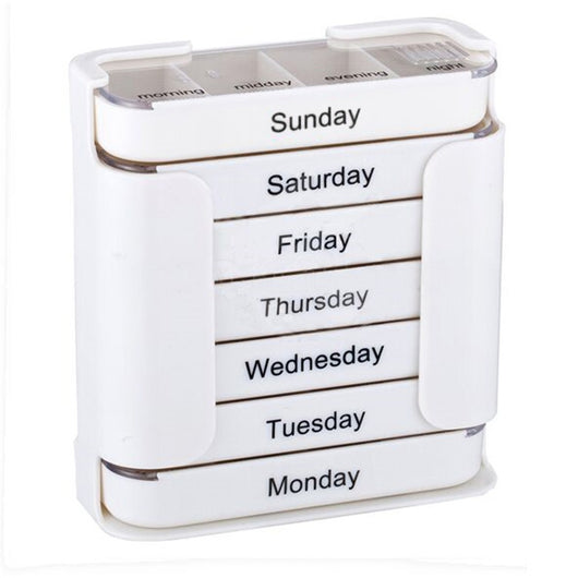 Organizador de Medicinas Semanal de 28 Compartimentos - Pastillero Portátil - Image 3