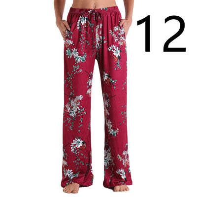 Pantalones Deportivos Casuales con Cintura Elástica y Bolsillos para Mujer - Image 63