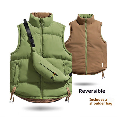 Chaleco Térmico Reversible de Algodón para Hombre y Mujer - Abrigo Invierno - Image 8