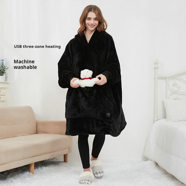 Sudadera Térmica USB con Capucha y Calefacción en 3 Zonas