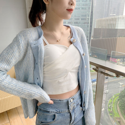Cardigan Suelto para Mujer - Suéter Ligero de Temperamento Suave - Image 10