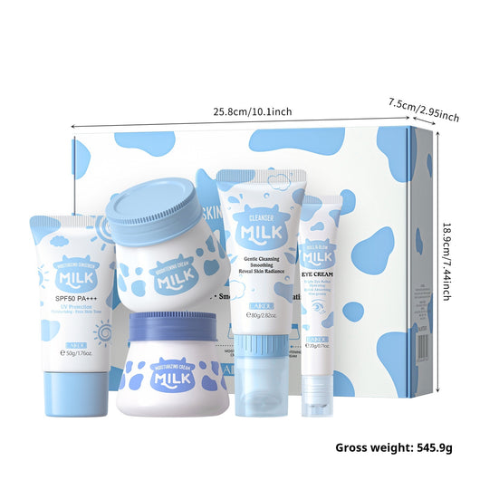 Set de 5 Productos Hidratantes con Leche para el Cuidado Facial - Image 7