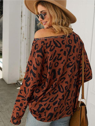 Blusa Leopardo Hombro Descubierto - Image 6